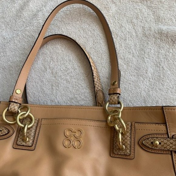 Coach Colette Leather Carryall Purse - Picture 3 of 7